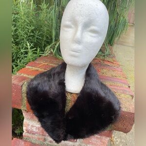 Elegant Black Mink Fur Collar Fun Way To Dress Up A Coat